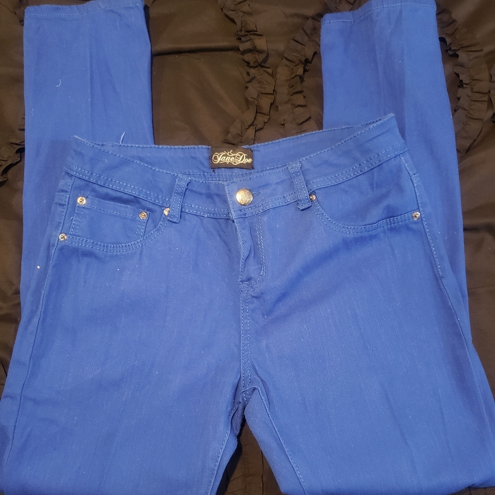 Jane Doe Blue Stretch Jeans Size 13